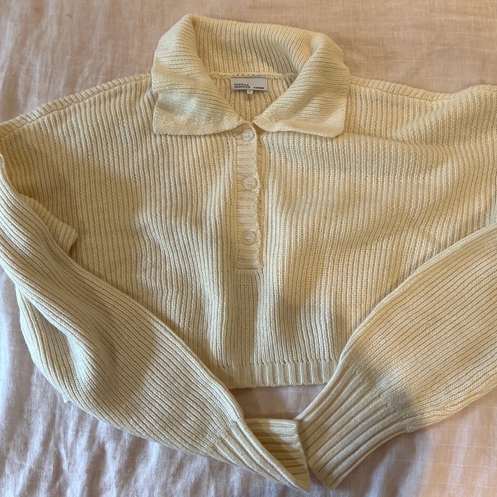 Danielle Bernstein WeWoreWhat cropped knit